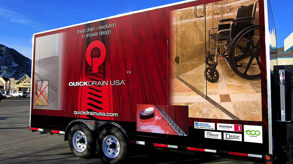 Quick Drain Trailer Full Wrap Side