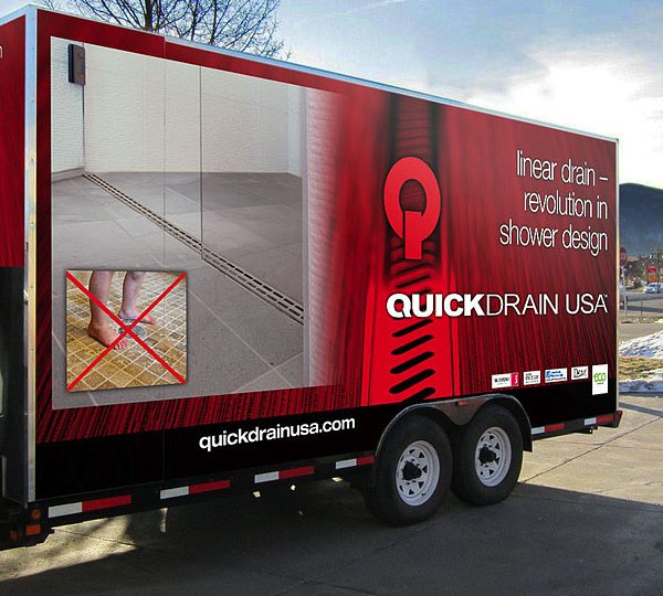 Quick Drain Trailer Full Wrap Side Two