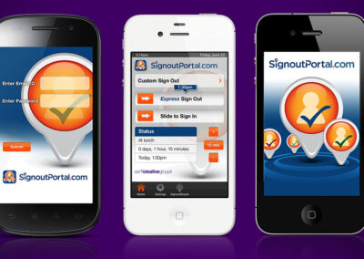 Signout Portal App Creative