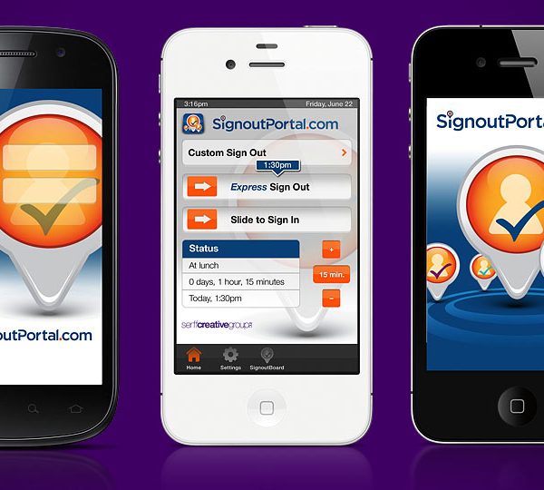 Signout Portal App Creative