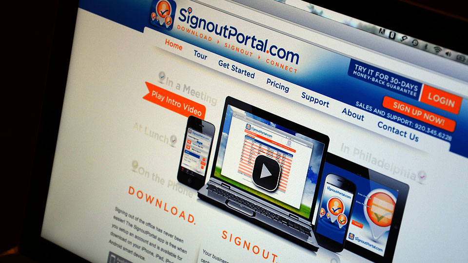 Signout Portal Website